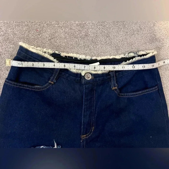 Vintage | Connection Jeans  | 2-Pc Frayed Denim Jacket and Pants | Size M [86] - Picture 15 of 16